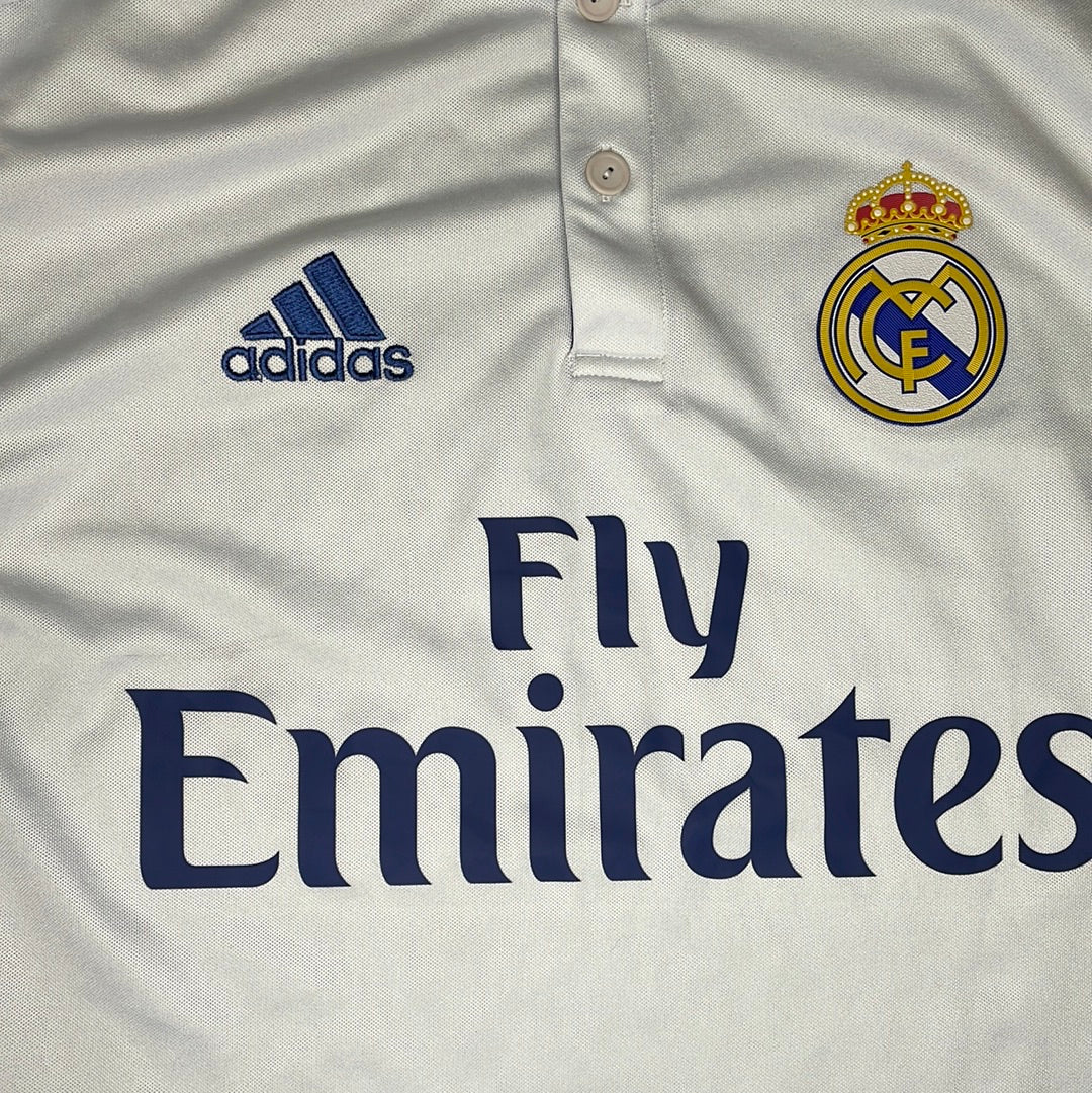 Real Madrid 2016 Home Shirt - 15/16 - Small Mens - Very Good Condition - Authentic - Adidas code AI5189