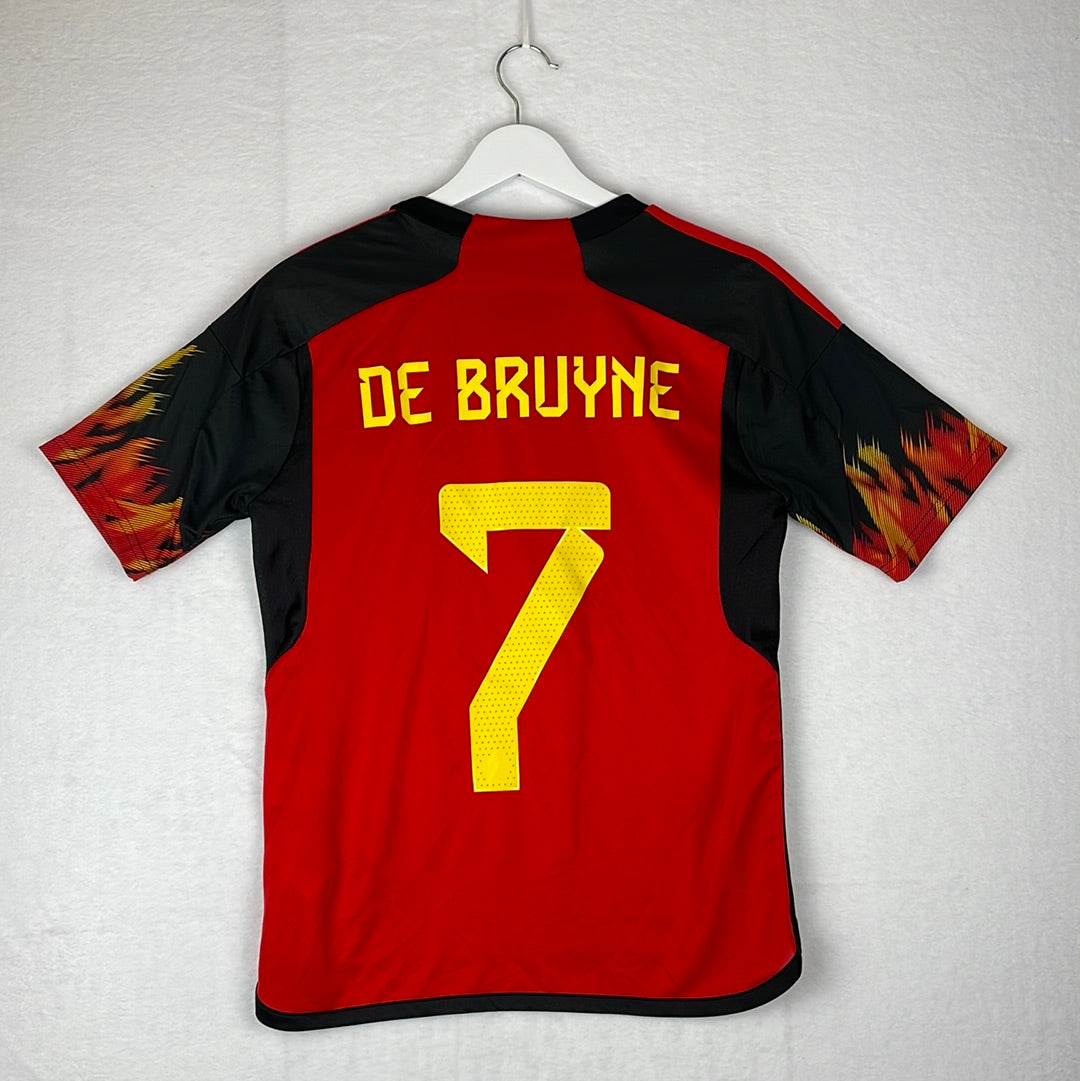 Belgium 2022/2023 Home Shirt - Age 9-10 - Lukaku 9 Print - BNWT