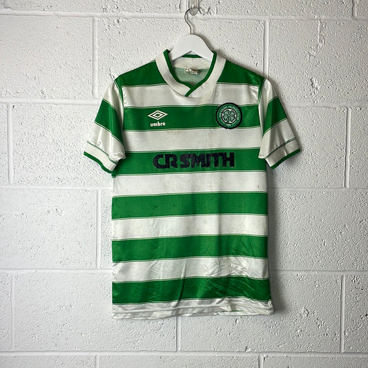 Celtic 1986/1987 Home Shirt - Medium Adult - Vintage 1980s Celtic Shirt - Good Condition