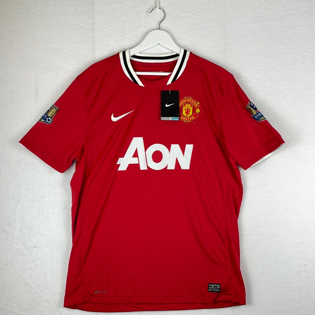 Manchester United 2011/2012 Home Shirt - Large - BNWT