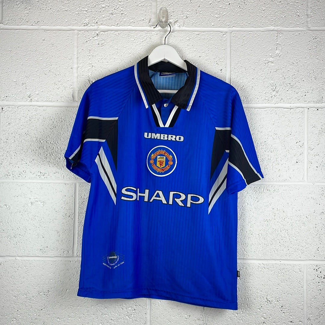 Manchester United 1996 Third Shirt - XL Youth/ Small Adult - Good Condition