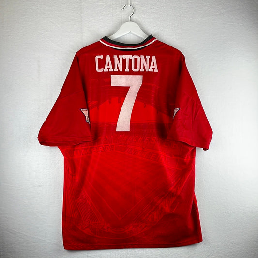 Manchester United 1994/1995 Home Shirt - 2XL - CANTONA 7 - Excellent Condition