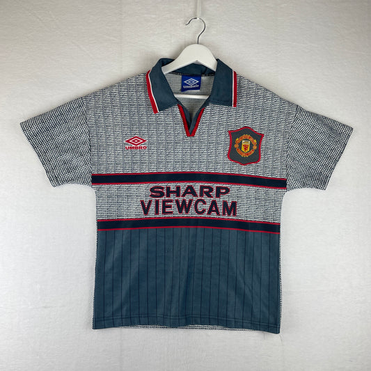 Manchester United 1995/1996 Third Shirt - XL Youth/ Small Adult - Excellent Condition