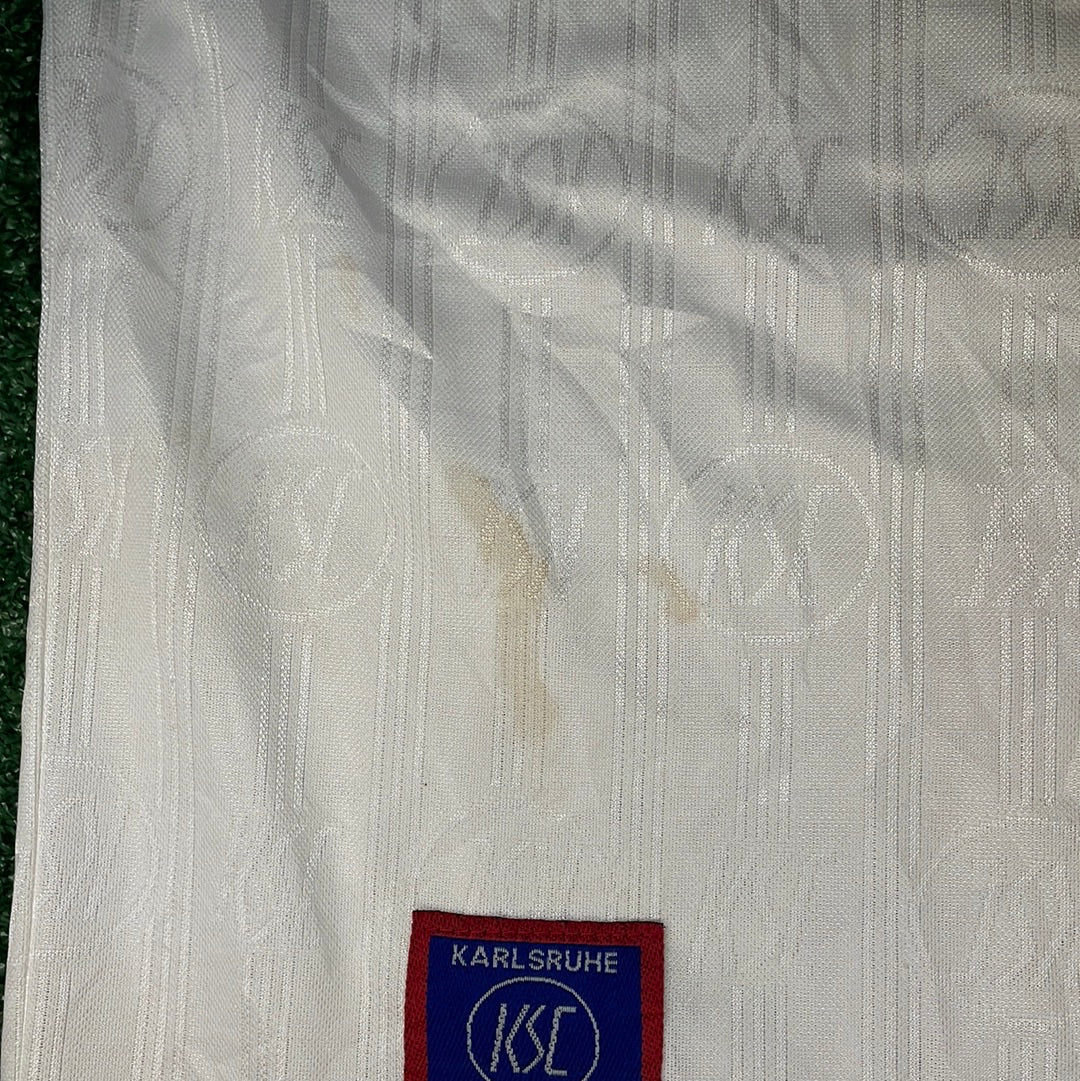 Karlsruher 1996-1997 Home Shirt - Large - 8.5/10 Condition - Vintage Adidas Template