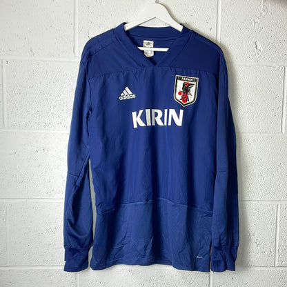 Japan Training Football Top - Dark Blue