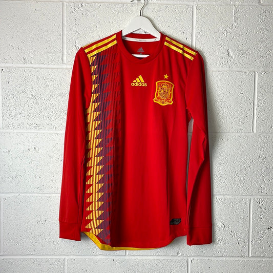 Spain 2018 Player Issue Home Shirt - Small Adult (Size 4) - BNWT - Adidas BR2717
