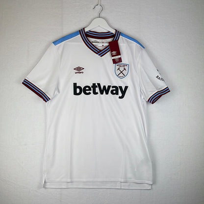 West Ham 2019/2020 Away Shirt - Extra Large - New With Tags