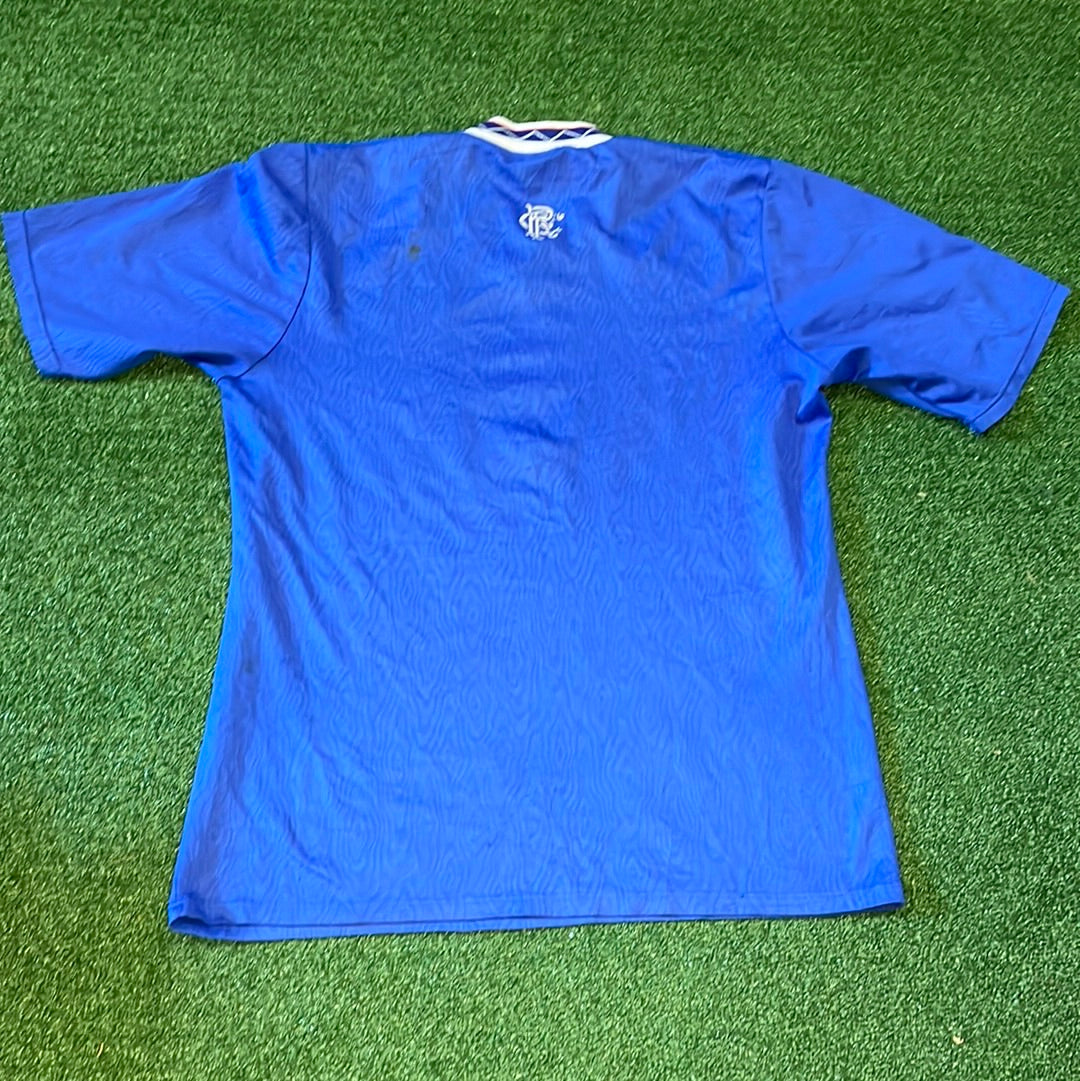 1990-1992 Home Retro Baby Shirt - Rangers Store