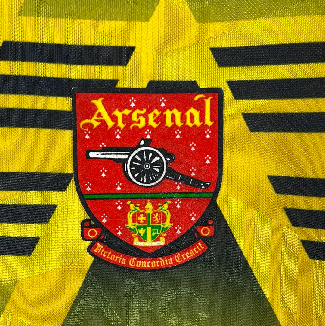 Arsenal 1991/1992 Away Shirt Adidas Originals Bruised Banana - Medium - Adidas GE4787