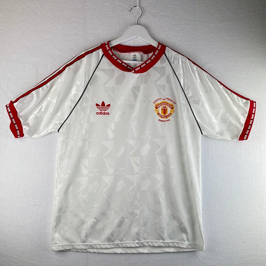 Manchester United 1991 Away Shirt - ECWC - 44-46 XL - Excellent Condition