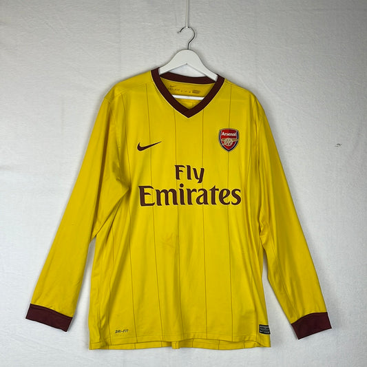 Arsenal 2008/2009 Long Sleeve Away Shirt Front