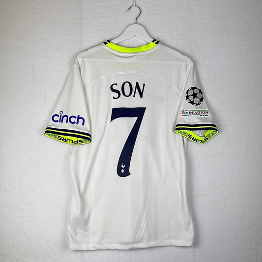 Tottenham Hotspur 22/23 Home Shirt - Medium - Son 7 Print