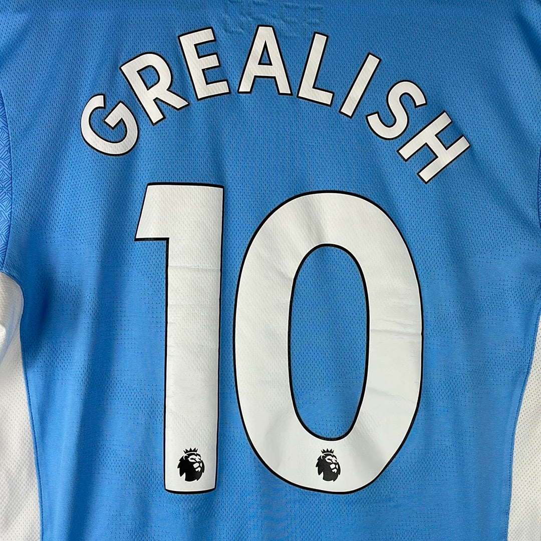 Manchester City 2021/ 2022 Home Shirt - Excellent Condition - Grealish 10 - Puma