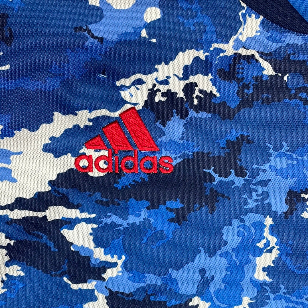 Adidas Samurai JAPAN National Team Football Jersey 2020 Home Blue New ED7350