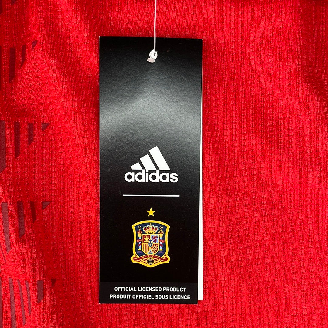 Spain 2018 Player Issue Home Shirt - Small Adult (Size 4) - BNWT - Adidas BR2717