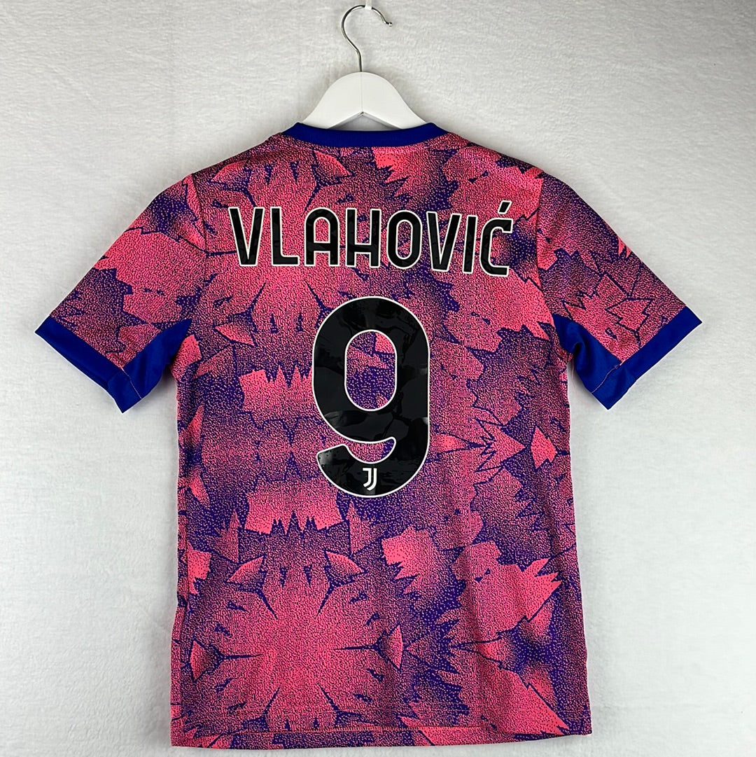 Juventus 2022/2023 Youth Third Shirt - Vlahovic Or Milik Print - Excellent/ New