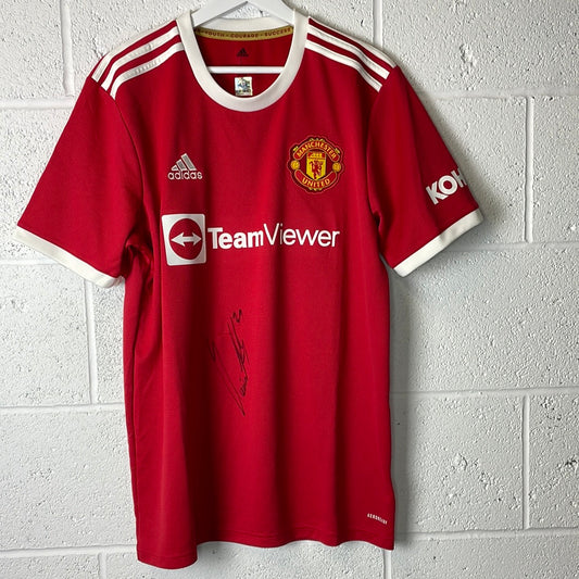 Manchester United 2021-2022 Signed Home Shirt By Matic - United COA