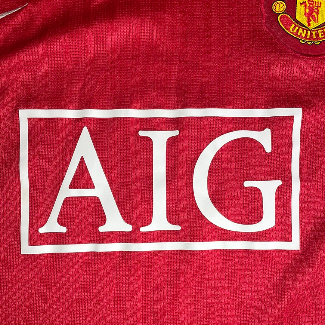 Manchester United 2007/2008 Home Shirt - 3XL - Immaculate Condition - Original