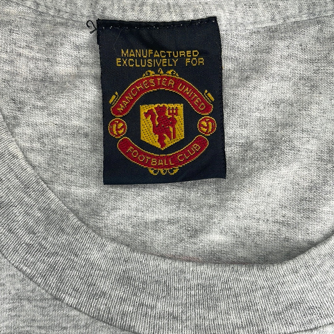 Vintage Manchester United T-Shirt 1994 Double - Large/ XL - Very Good Condition