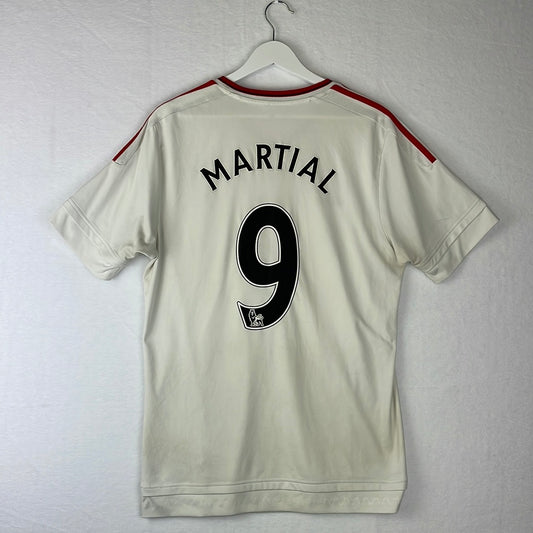 Manchester United 2015/2016 Away Shirt - Martial 9 Print - Very Good Condition