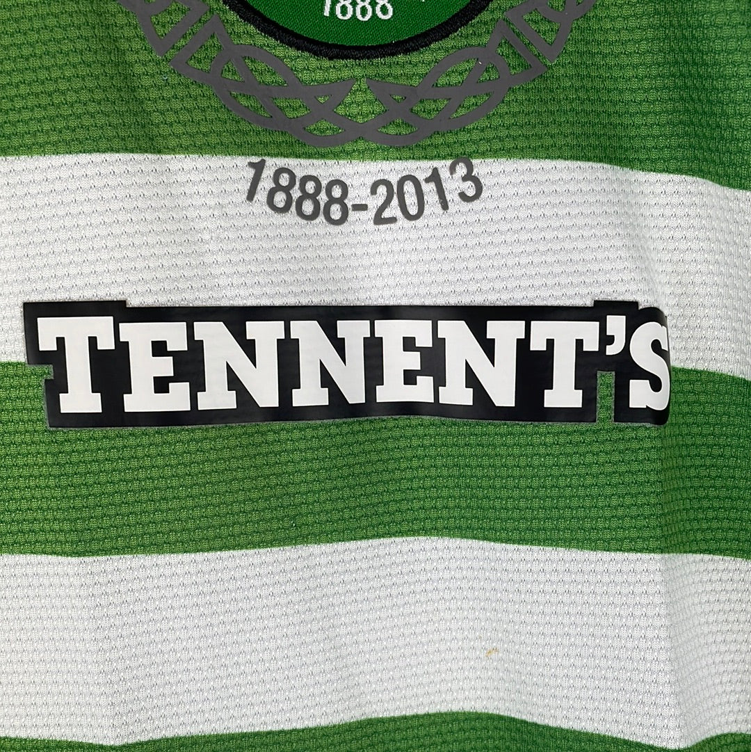 2012-13 Celtic '125th Anniversary' Home L/S Shirt - 5/10 - (XXL)