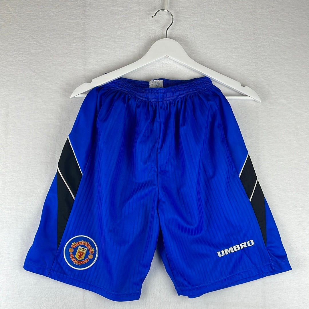 Manchester United 1996/1997/1998 Away Shorts - 34 Inch - Excellent Condition