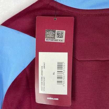 West Ham 2020/2021 Home Shirt - Extra Large - New With Tags