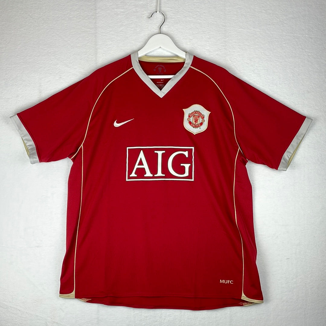 Manchester United 2006-2007 Home Shirt - Extra Large - Vintage Nike Shirt