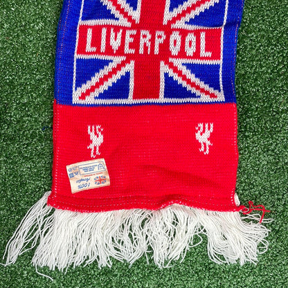 Vintage 1990s Liverpool FC Scarf - Excellent Condition