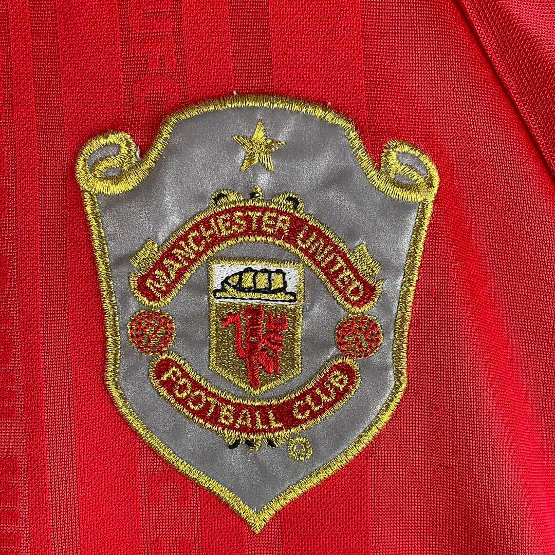 Manchester United 1999 European Home Shirt - Medium - 8.5/10 - Authentic 1 Star Shirt