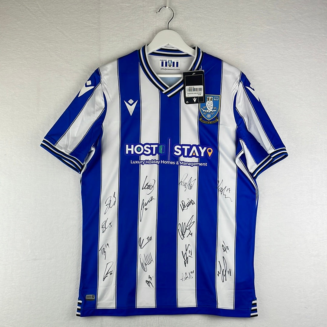 Sheffield Wednesday 22/23 Squad Signed Shirt 