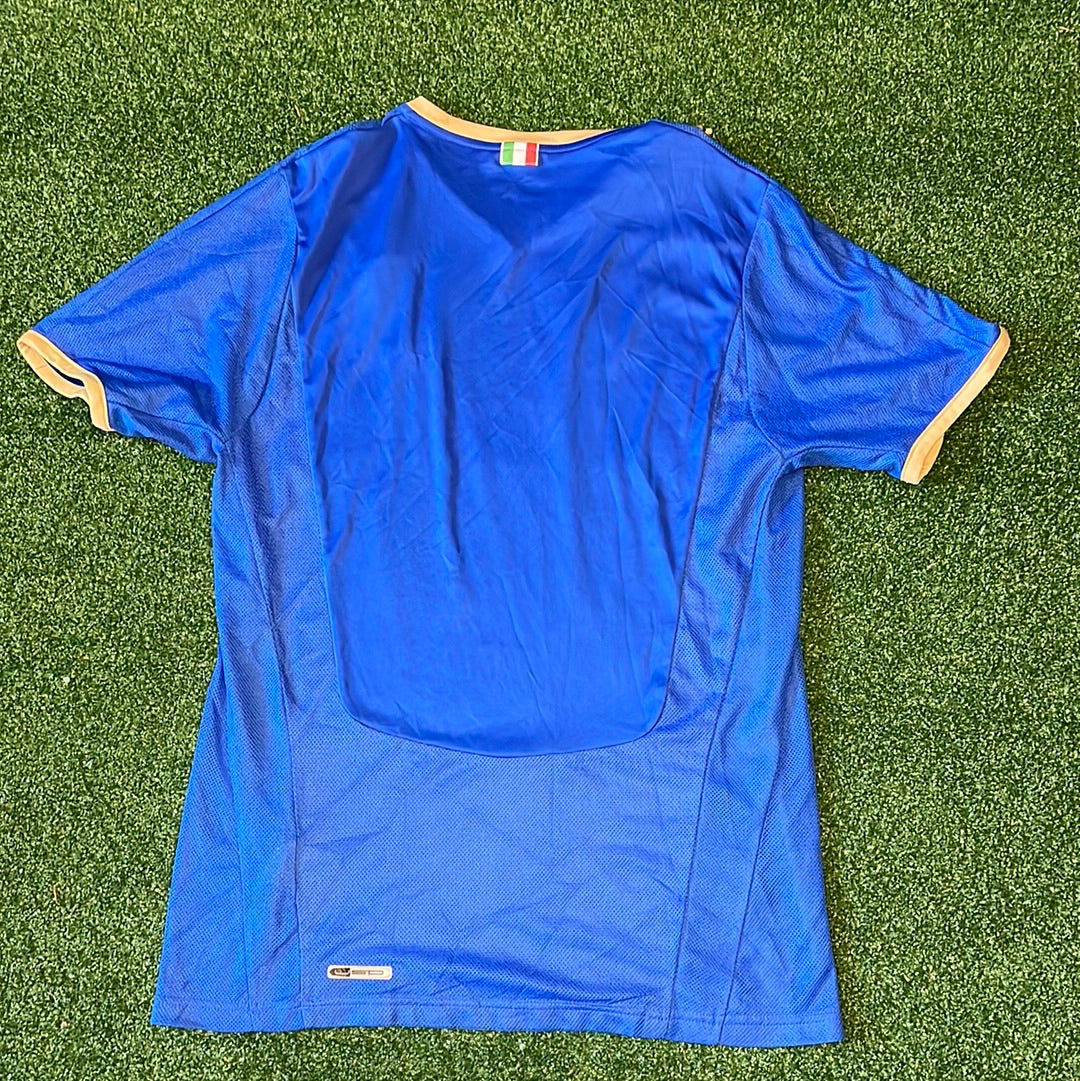 Italy 2008 Home Shirt Back