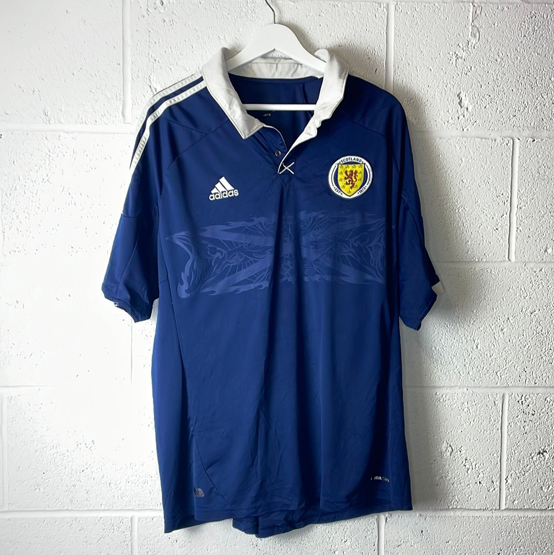 Scotland 2011/2012 Home Shirt - Large -  Very Good Condition - Adidas X11932