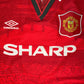Manchester United 1994 Home Shirt - Extra Large - Ince 8 - Very Good Condition