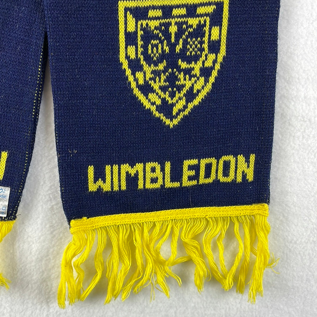 Vintage Wimbledon FC Scarf - Excellent Condition