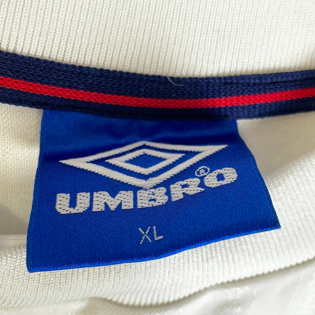 England 1998-2000 Training Shirt - Extra Large - Excellent Condition - Vintage Umbro Shirt