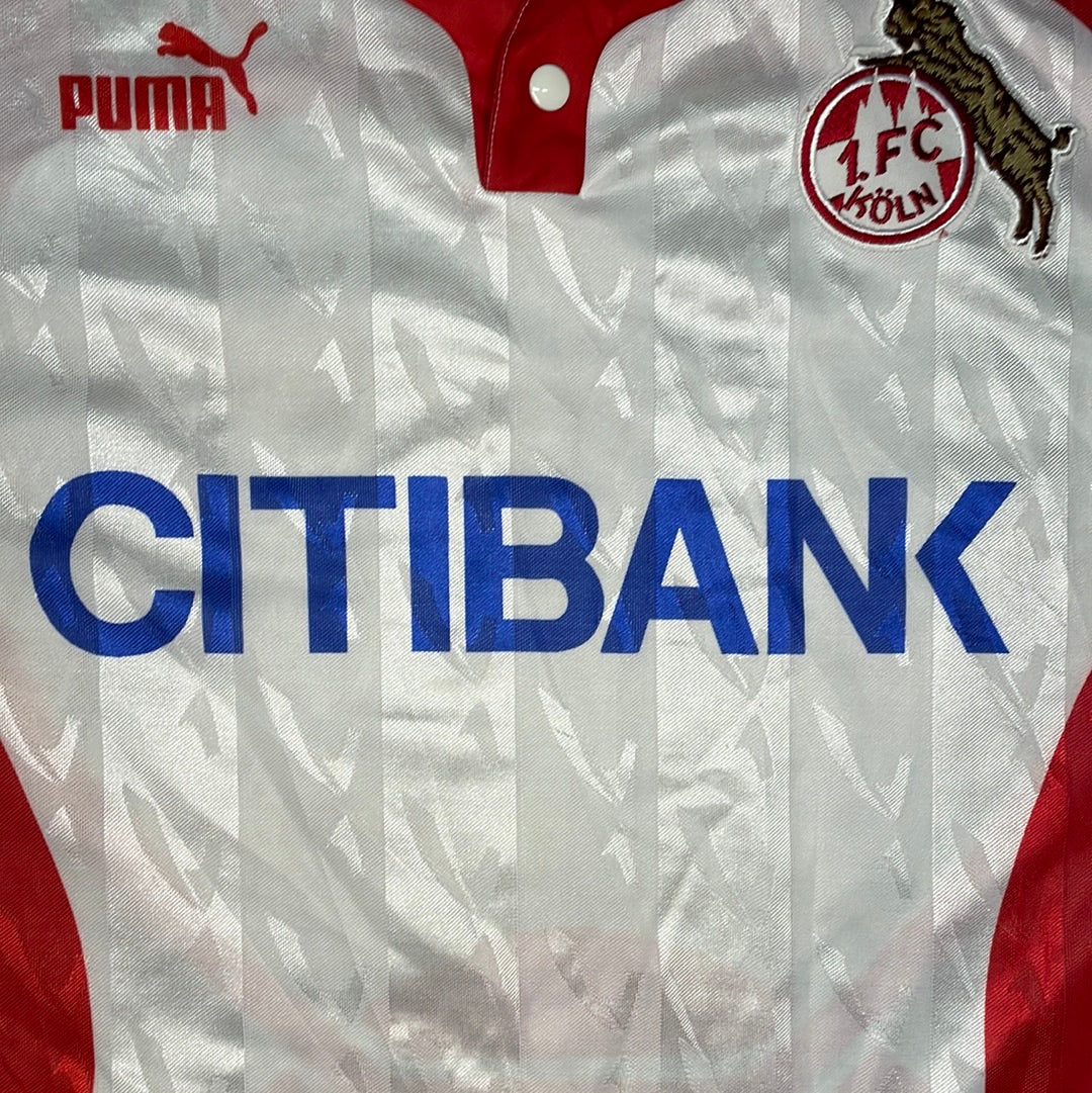 FC Koln 1992/1993 Home Shirt - Long Sleeve - XL - Immaculate Condition