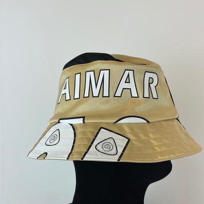 Benfica Football Shirt Bucket Hat - 2010/2011 Gold Shirt - Aimar 10