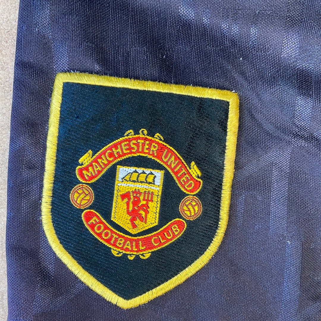 Manchester United 1992/1993 Third Shorts - Medium Youth - Excellent Condition