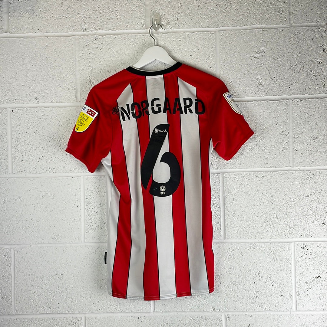 Brentford 2020/2021 Home Shirt - Small - Norgarrd 6