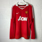 Manchester United 2012 Home Shirt - Large Adult - Long Sleeve - 9/10 Condition - Nike Code 382996-623