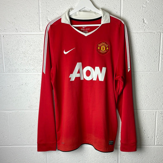Manchester United 2012 Home Shirt - Large Adult - Long Sleeve
