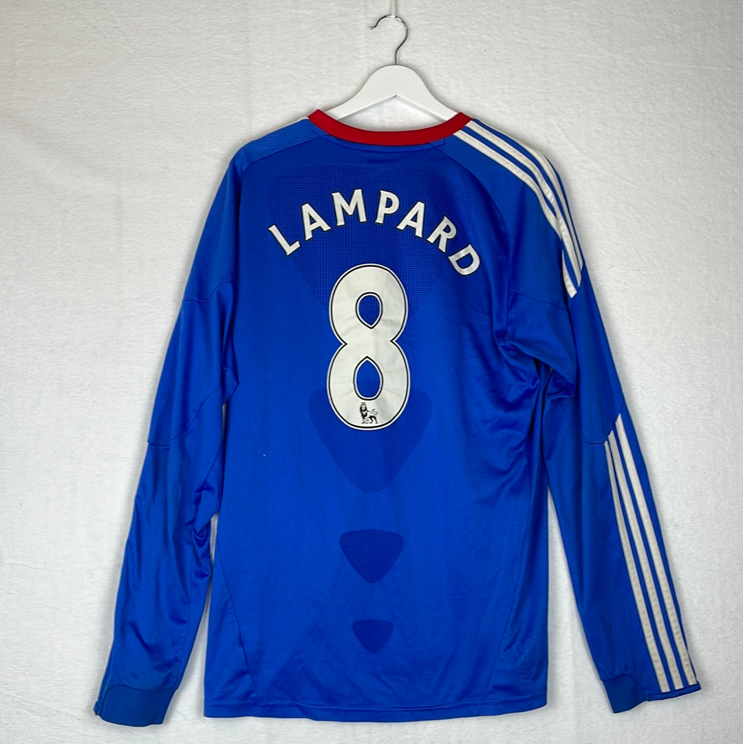 Chelsea 2010/2011 Home Shirt - Lampard 8 - Long Sleeve