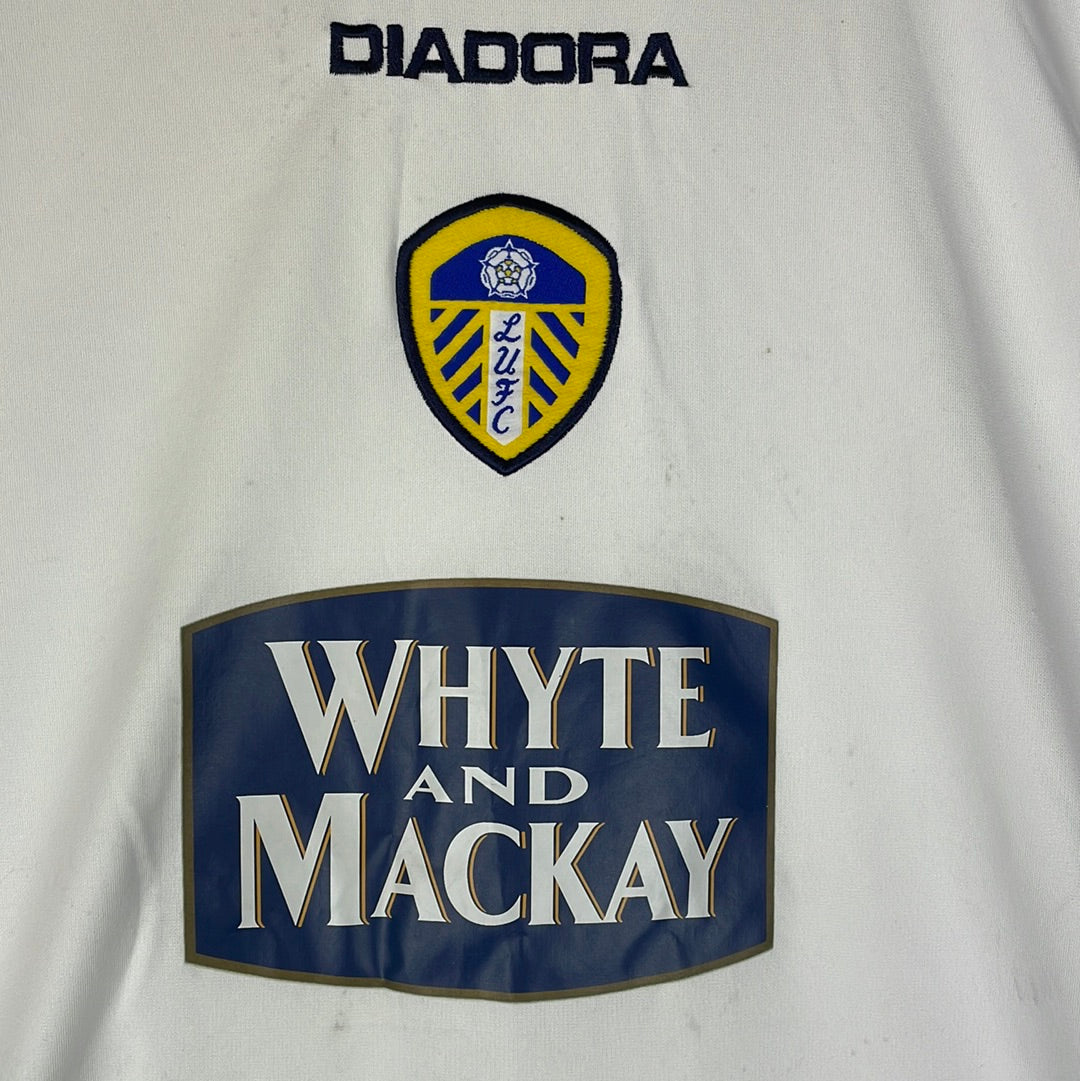 Leeds United 2004/2005 Home Shirt - Medium Adult - Original Shirt