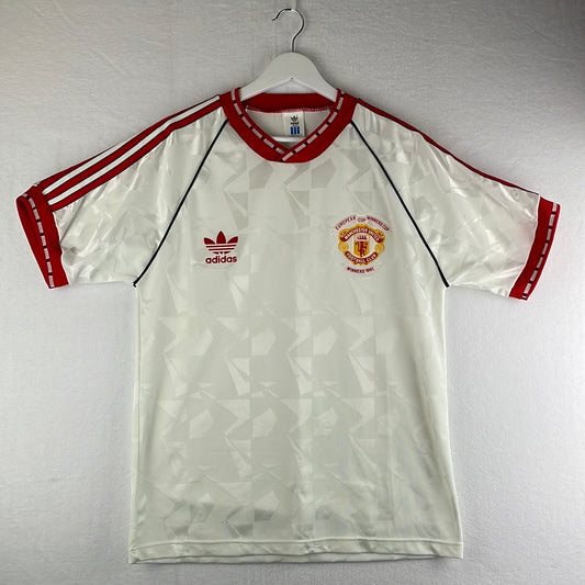 Manchester United 1991 Away Shirt - European Cup Winners Cup - Size 38/40 - Very Good