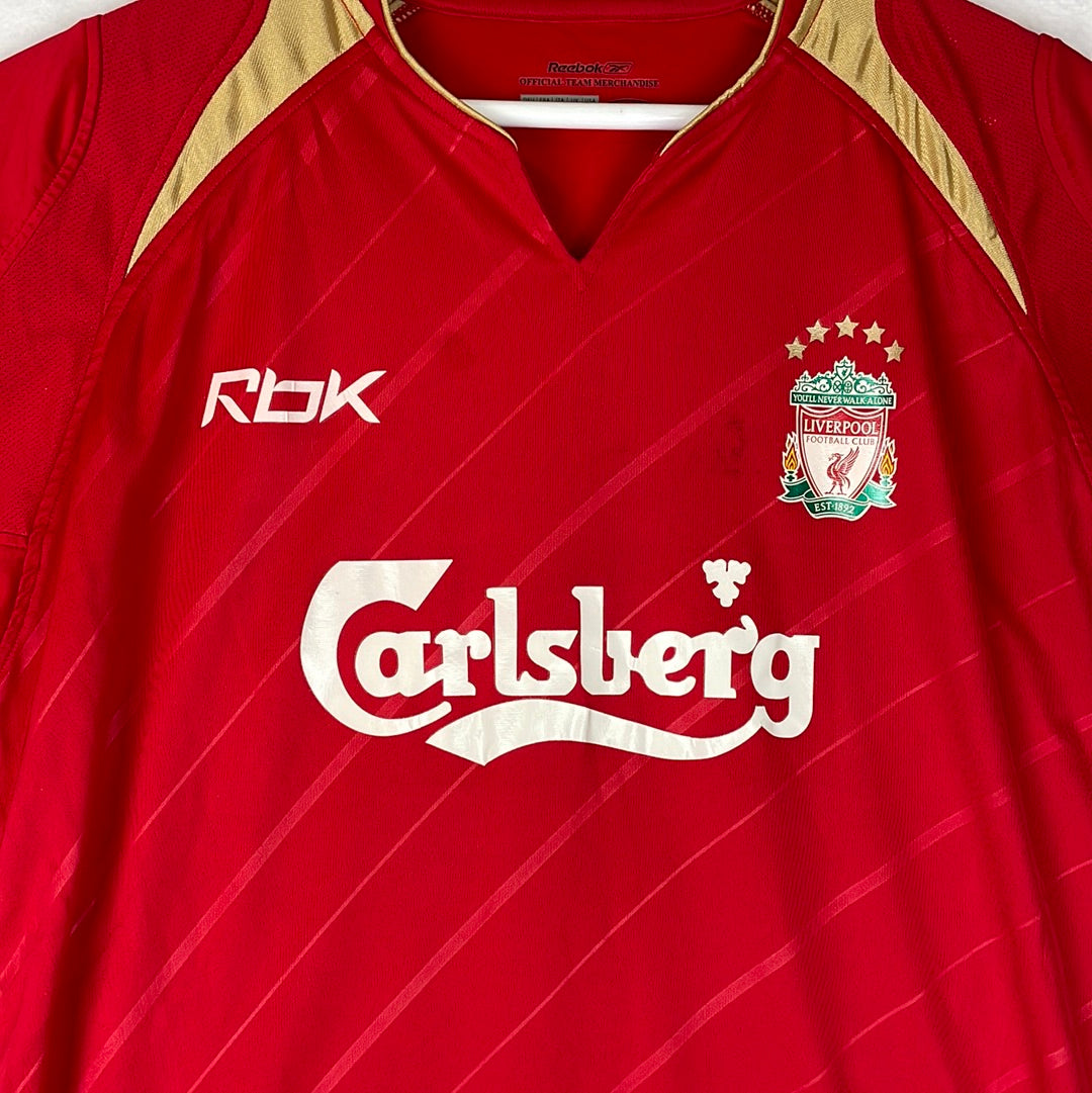 Liverpool 2005/2006 Champions League Home Shirt - Various Sizes - Authentic Reebok Shirts