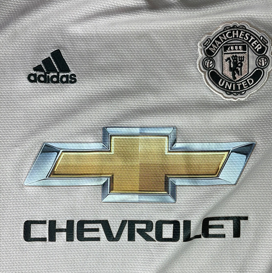 Manchester United 2018/2019 Away Shirt - Youth Age 9-10 - Very Good Condition - Adidas CG0055