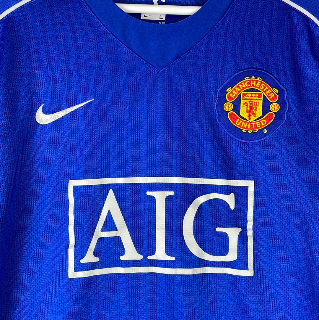 Manchester United 2007/2008 Goalkeeper Shirt - Large - Very Good - Nike 238803-470