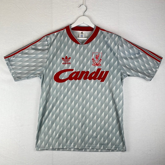 Liverpool 1989-1990 Away Shirt - Large Adult - Good Condition - Vintage Shirt