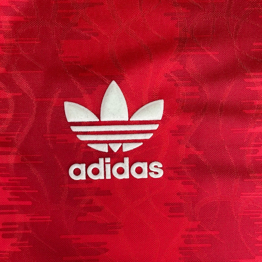 adidas Manchester United 90 Home Jersey - Bright Red - HP0455